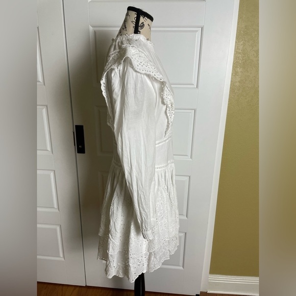 All Saints white size 4 Aislyn Ditsy Dress - Picture 5 of 9